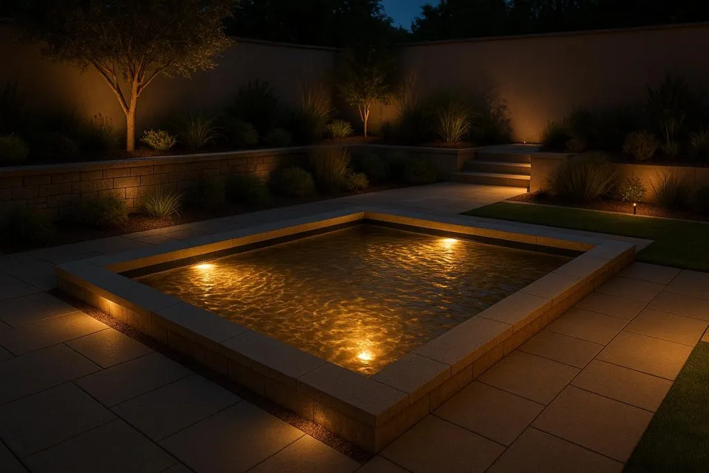 How to Light Water Features at Night