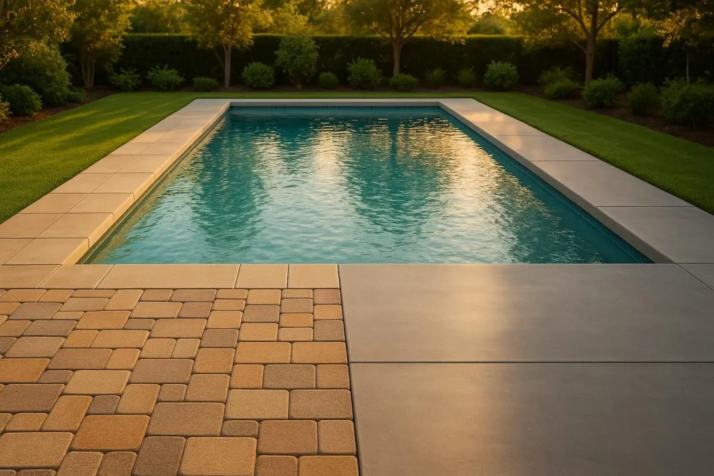 Pavers vs Concrete for Pool Decks