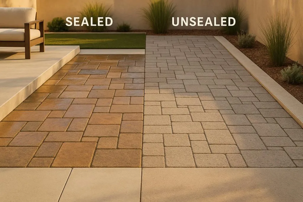 Sealed vs. Unsealed Pavers: Key Differences